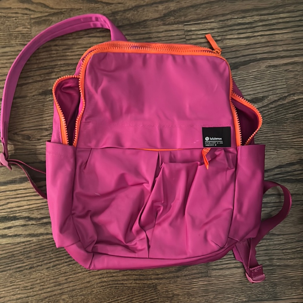 Lululemon pink backpack